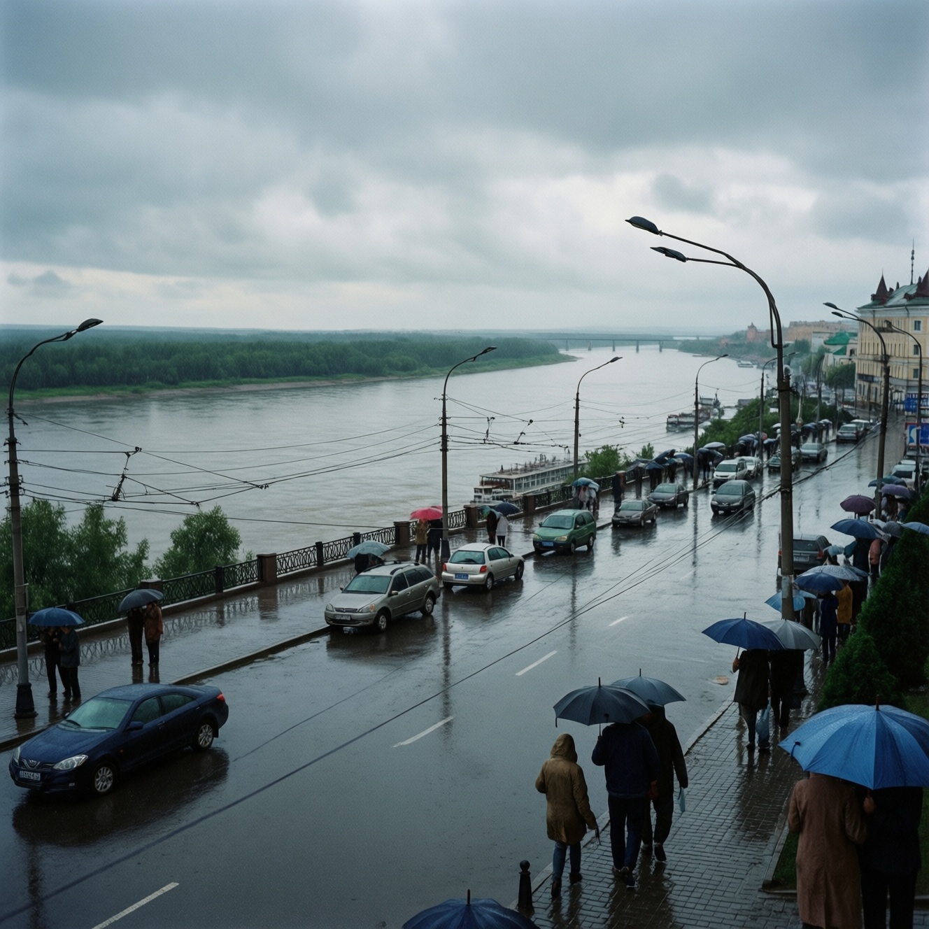 Погода в Хабаровске утром: около +4 °c и возможен дождь, уровень Амура — 161 см Погода в Хабаровске утром: около +4 °c и возможен дождь, уровень Амура — 161 см